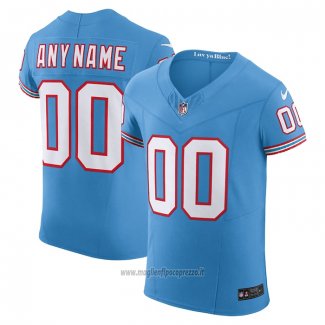 Maglia NFL Elite Tennessee Titans Vapor F.U.S.E. Elite Personalizzate Blu