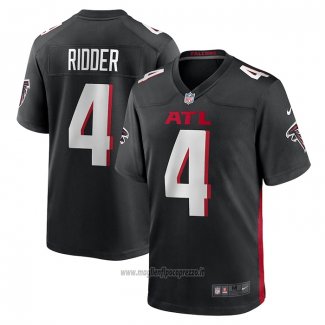 Maglia NFL Game Atlanta Falcons Desmond Ridder 2022 NFL Draft Pick Nero