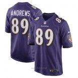 Maglia NFL Game Baltimore Ravens 89 Mark Andrews Viola