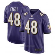 Maglia NFL Game Baltimore Ravens Diego Fagot Viola