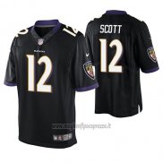 Maglia NFL Game Baltimore Ravens Jaleel Scott Nero