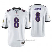 Maglia NFL Game Baltimore Ravens Lamar Jackson Bianco