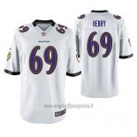 Maglia NFL Game Baltimore Ravens Willie Henry Bianco