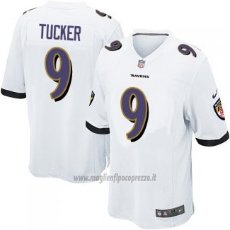 Maglia NFL Game Bambino Baltimore Ravens Tucker Bianco