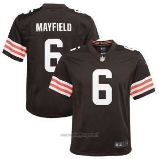 Maglia NFL Game Bambino Cleveland Browns Baker Mayfield Marrone3