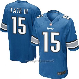 Maglia NFL Game Bambino Detroit Lions Tate Blu