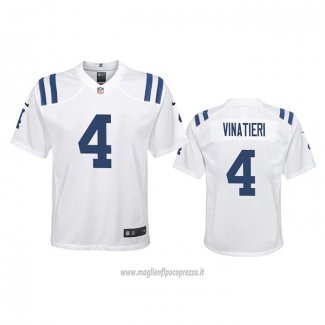 Maglia NFL Game Bambino Indianapolis Colts Adam Vinatieri 2020 Bianco