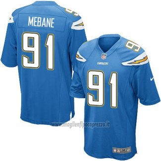 Maglia NFL Game Bambino Los Angeles Chargers Mebane Blu