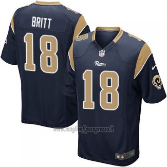 Maglia NFL Game Bambino Los Angeles Rams Britt Nero