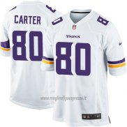 Maglia NFL Game Bambino Minnesota Vikings Carter Bianco