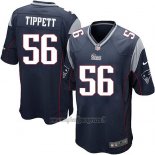 Maglia NFL Game Bambino New England Patriots Tippett Nero