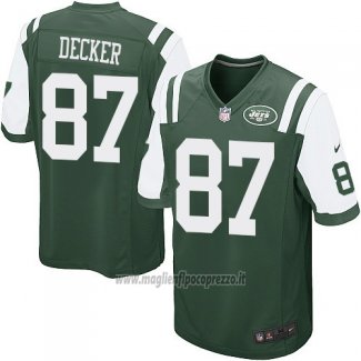 Maglia NFL Game Bambino New York Jets Decker Verde