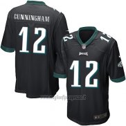 Maglia NFL Game Bambino Philadelphia Eagles Gunningham Nero