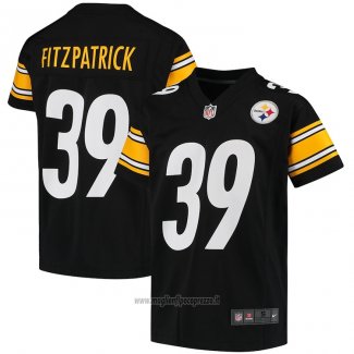 Maglia NFL Game Bambino Pittsburgh Steelers Minkah Fitzpatrick Nero