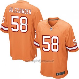Maglia NFL Game Bambino Tampa Bay Buccaneers Alexander Arancione