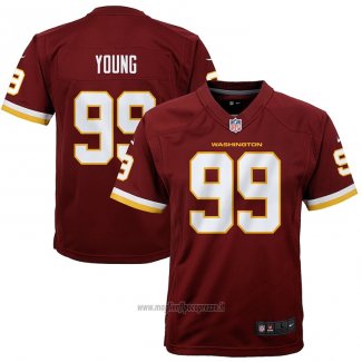 Maglia NFL Game Bambino Washington Commanders Chase Young Rosso