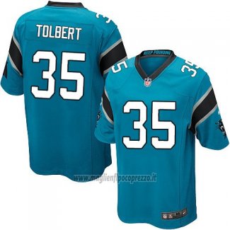 Maglia NFL Game Carolina Panthers Tolbert Lago Blu
