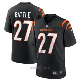 Maglia NFL Game Cincinnati Bengals Jordan Battle Nero