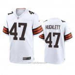 Maglia NFL Game Cleveland Browns Charley Hughlett 2020 Bianco