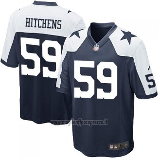 Maglia NFL Game Dallas Cowboys Hitchens Blu Bianco