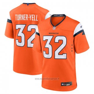 Maglia NFL Game Denver Broncos Delarrin Turner-Yell Arancione