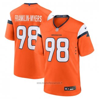 Maglia NFL Game Denver Broncos John Franklin-Myers Arancione