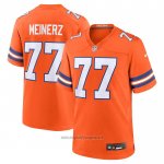 Maglia NFL Game Denver Broncos Quinn Meinerz Mile High Collection 1977 Throwback Arancione