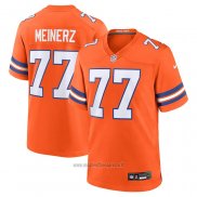 Maglia NFL Game Denver Broncos Quinn Meinerz Mile High Collection 1977 Throwback Arancione