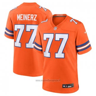 Maglia NFL Game Denver Broncos Quinn Meinerz Mile High Collection 1977 Throwback Arancione