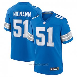 Maglia NFL Game Detroit Lions Ben Niemann Blu