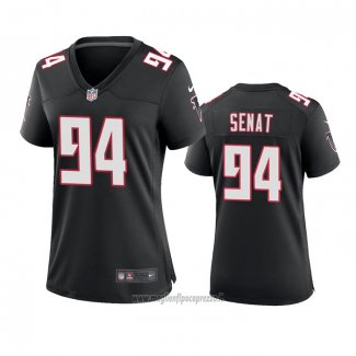 Maglia NFL Game Donna Atlanta Falcons Deadrin Senat Throwback 2020 Nero