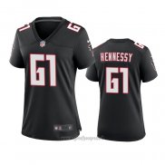 Maglia NFL Game Donna Atlanta Falcons Matt Hennessy Throwback Nero