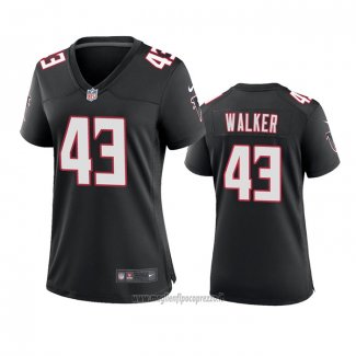 Maglia NFL Game Donna Atlanta Falcons Mykal Walker Throwback Nero