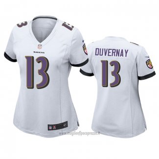 Maglia NFL Game Donna Baltimore Ravens Devin Duvernay Bianco