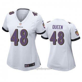 Maglia NFL Game Donna Baltimore Ravens Patrick Queen Bianco