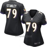 Maglia NFL Game Donna Baltimore Ravens Stanley Nero