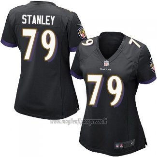 Maglia NFL Game Donna Baltimore Ravens Stanley Nero