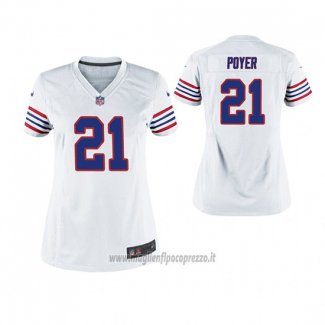 Maglia NFL Game Donna Bills Jordan Poyer Throwback Bianco