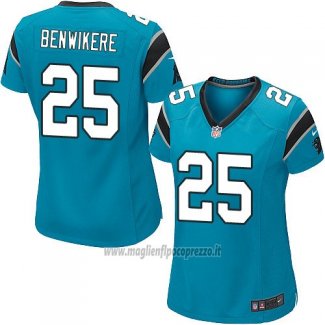 Maglia NFL Game Donna Carolina Panthers Benwikere Blu