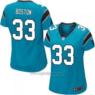 Maglia NFL Game Donna Carolina Panthers Boston Blu