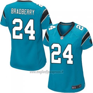 Maglia NFL Game Donna Carolina Panthers Bradberry Blu