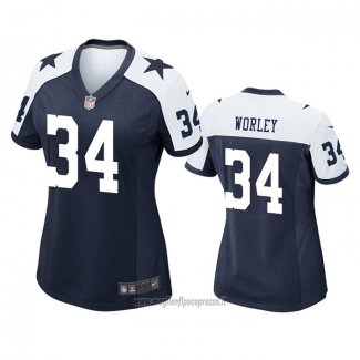 Maglia NFL Game Donna Dallas Cowboys Daryl Worley Alternato Blu
