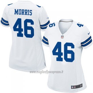 Maglia NFL Game Donna Dallas Cowboys Morris Bianco