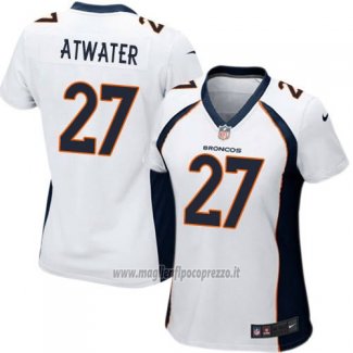 Maglia NFL Game Donna Denver Broncos Atwater Bianco
