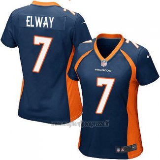 Maglia NFL Game Donna Denver Broncos Elway Blu