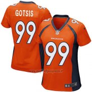 Maglia NFL Game Donna Denver Broncos Gotsis Arancione