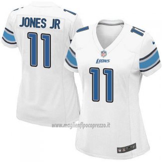 Maglia NFL Game Donna Detroit Lions Jones Jr Bianco