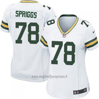 Maglia NFL Game Donna Green Bay Packers Spriggs Bianco