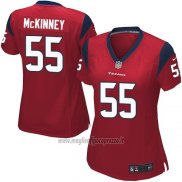Maglia NFL Game Donna Houston Texans Mckinney Rosso