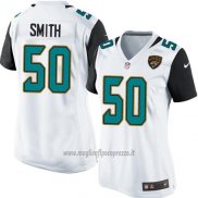 Maglia NFL Game Donna Jacksonville Jaguars Smith Bianco
